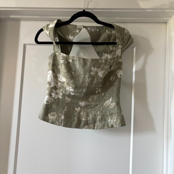 Reformation Cora Linen Top - 2 - Picture 6 of 7